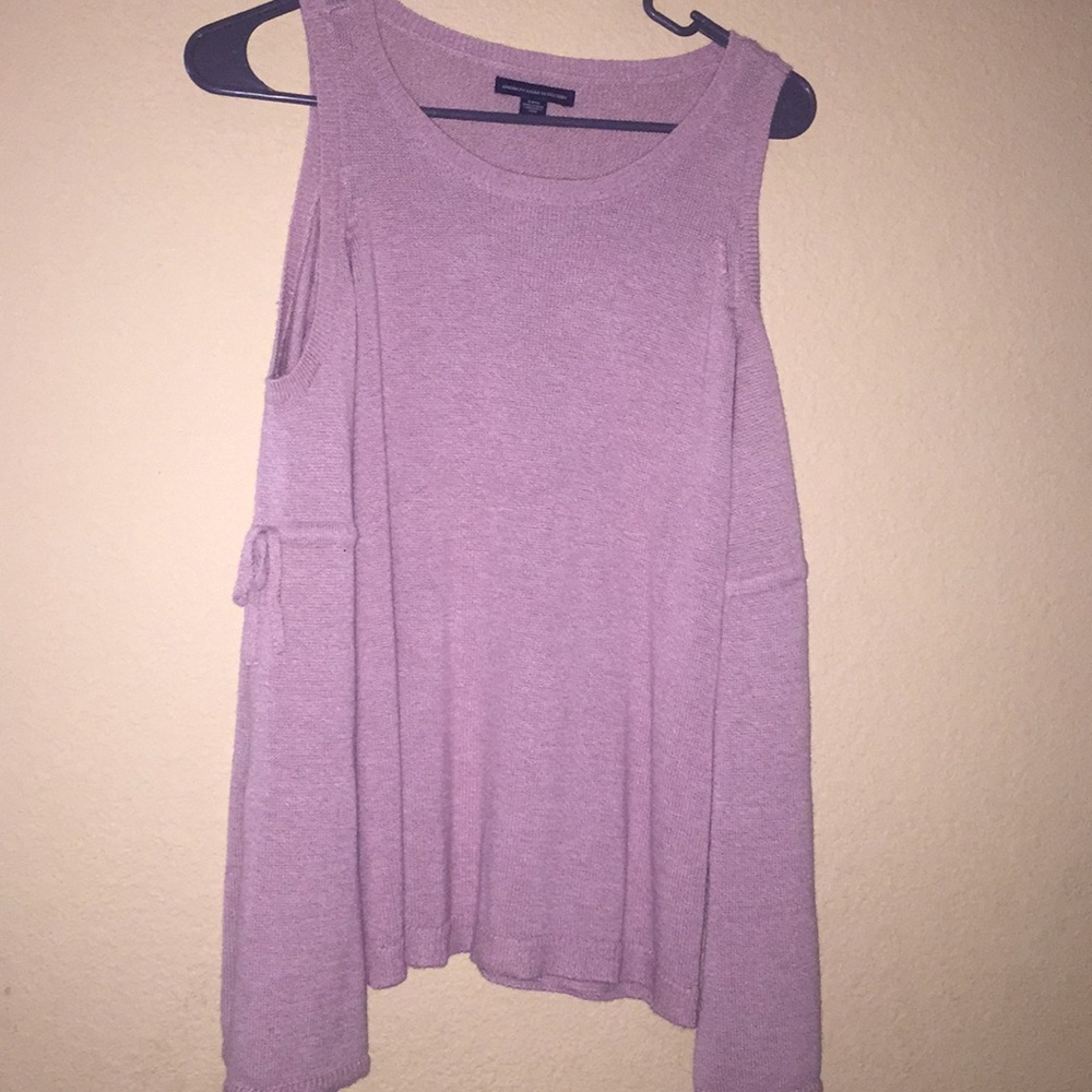 American eagle, open shoulder sweater